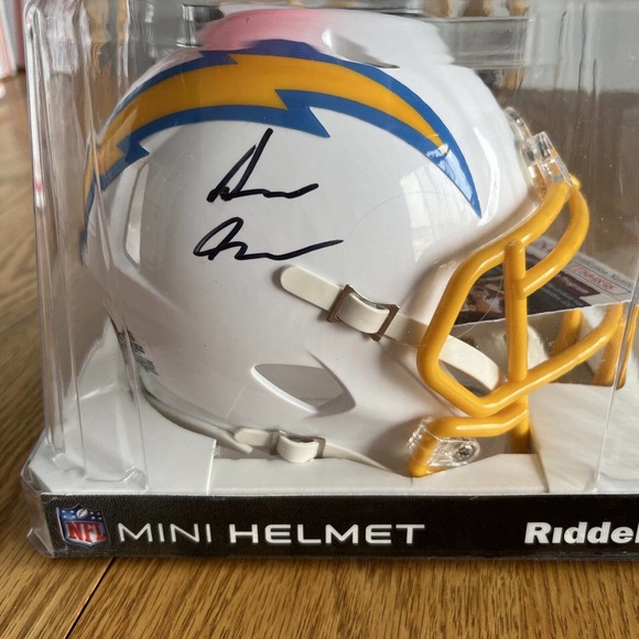 nfl autographed mini helmets speed chargers Asante Samuels Jr jsa certified - Picture 4 of 7